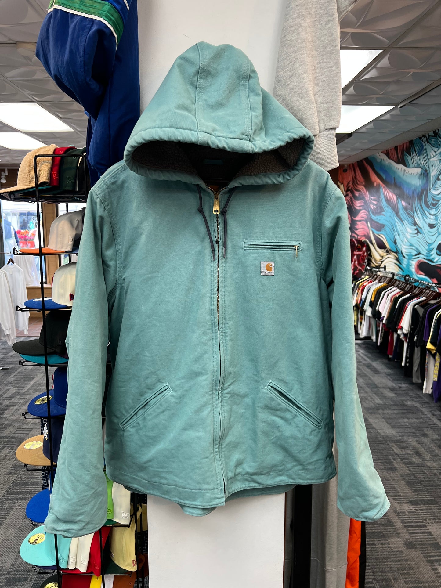 Carhartt Seaglass Blue Sierra Duck Jacket