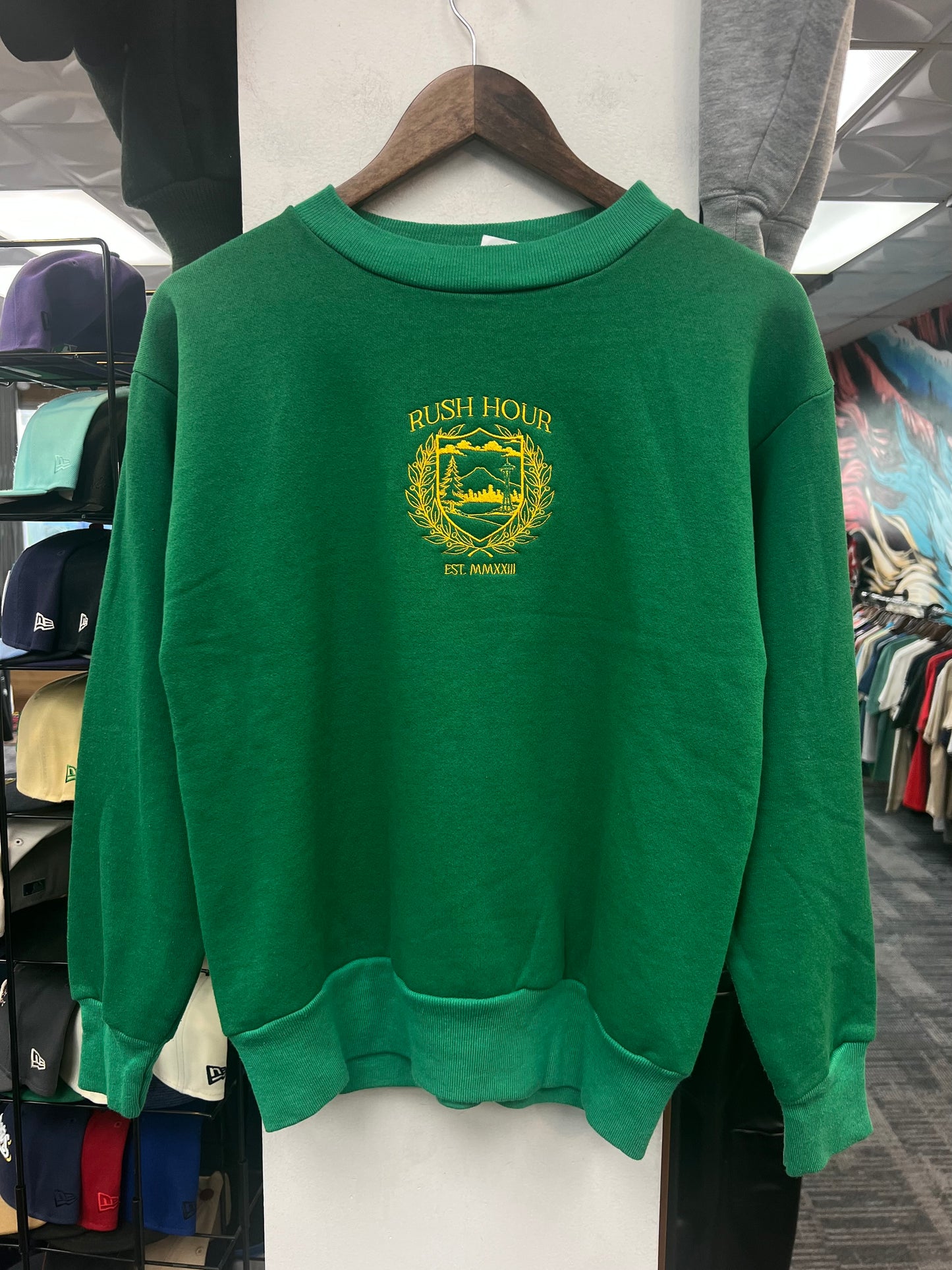 Rush Crest Crewneck Sweatshirt