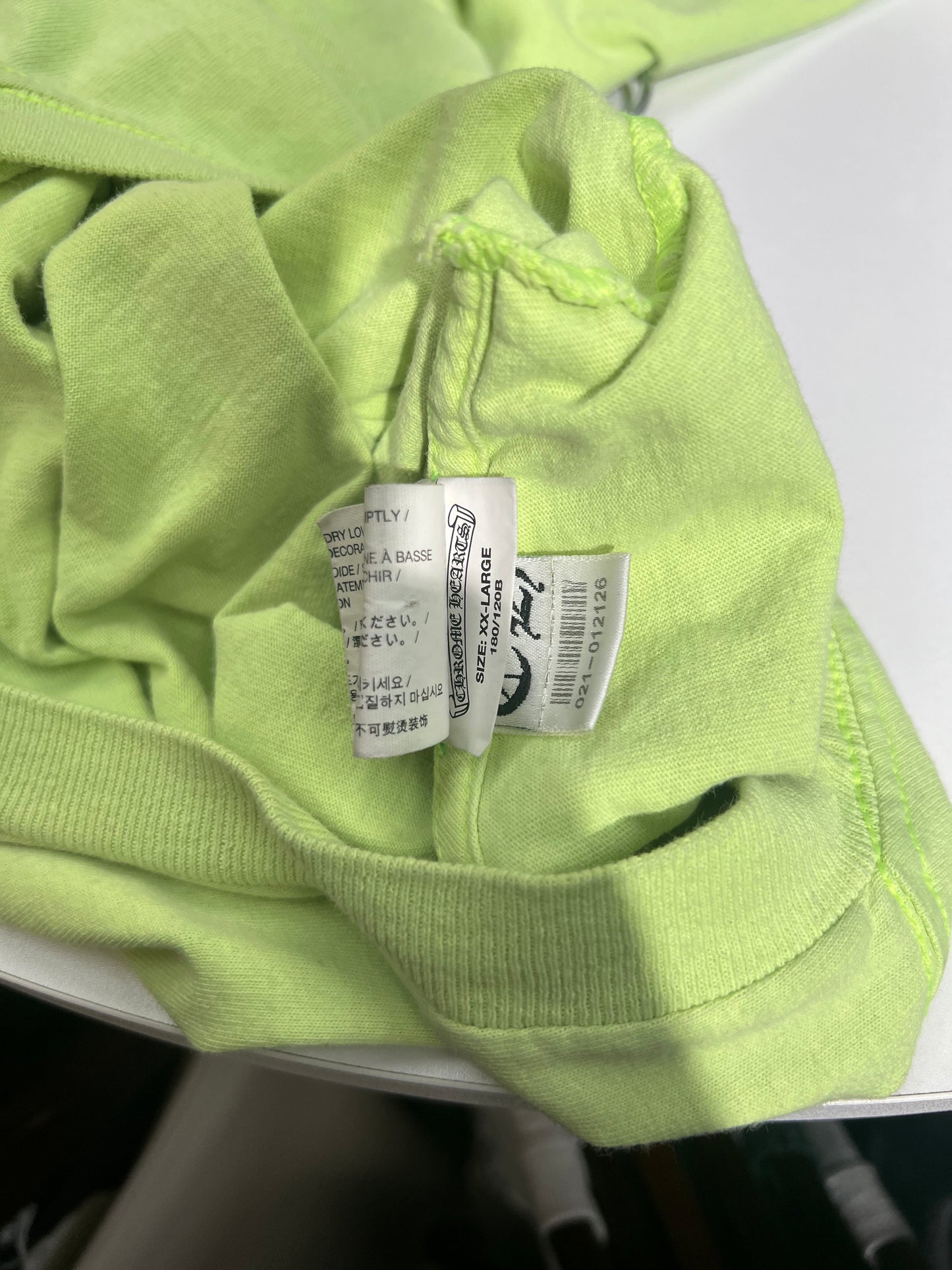 Chrome Heart Neon Flame Long Sleeve Tee