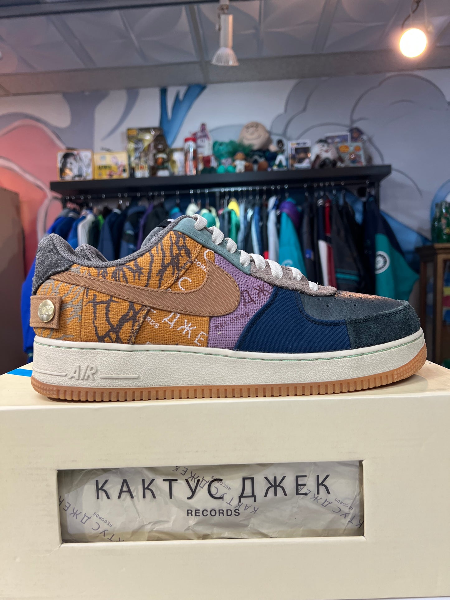 Preowned Nike Air Force 1 Low Travis Scott Cactus Jack