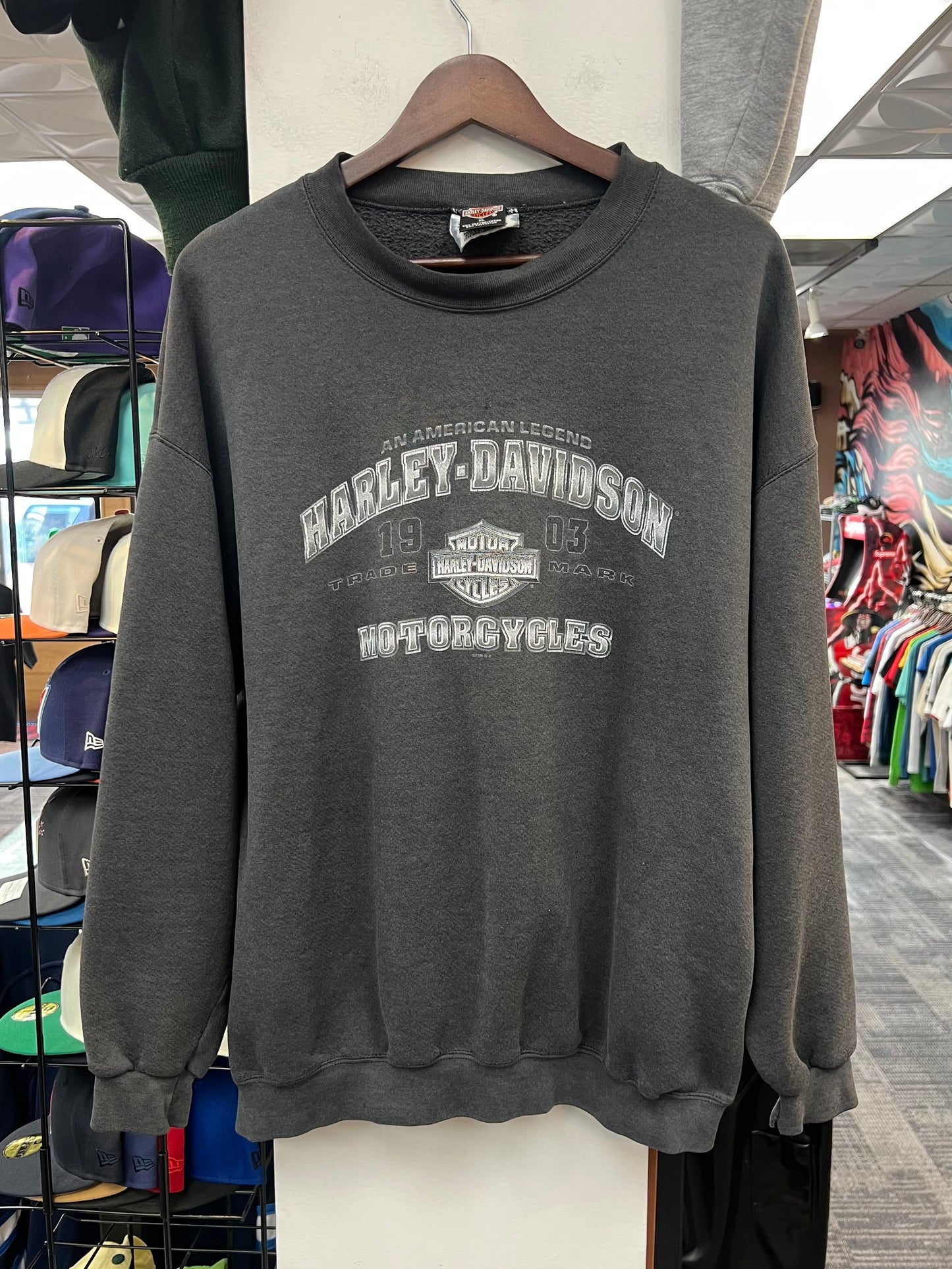 Harley Davidson Northwest Grey Crewneck