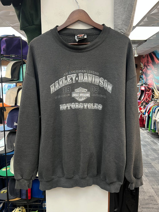 Harley Davidson Northwest Grey Crewneck