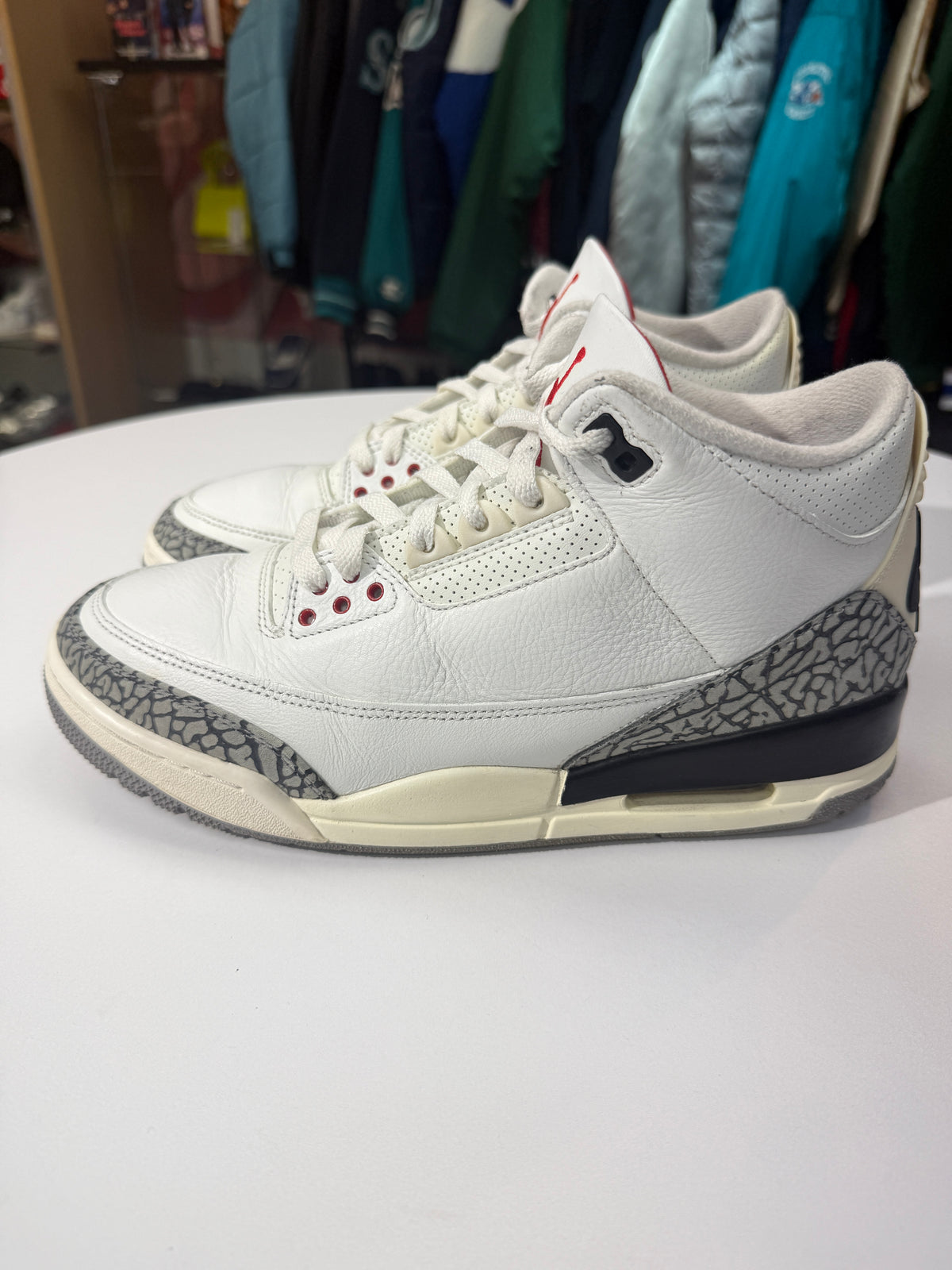 Preowned Reimagined White Cement Jordan 3