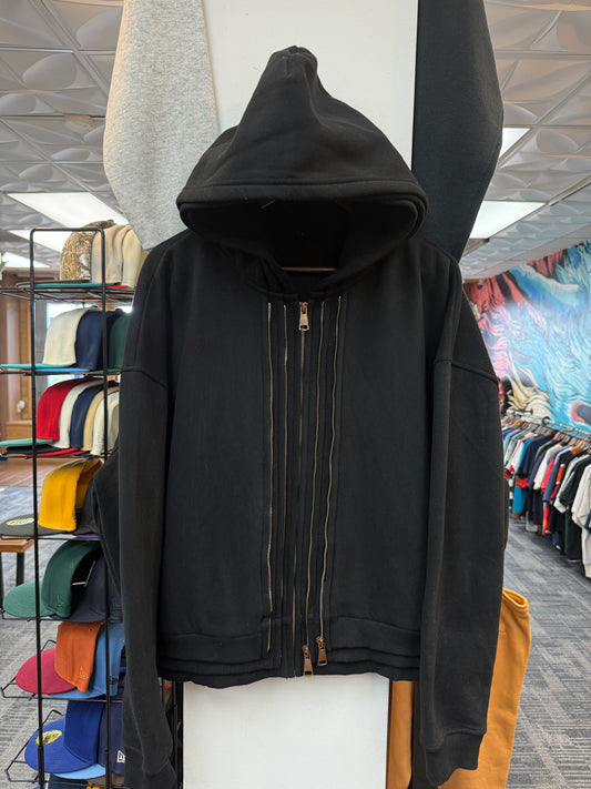 GV Multi-zip Black Hoodie