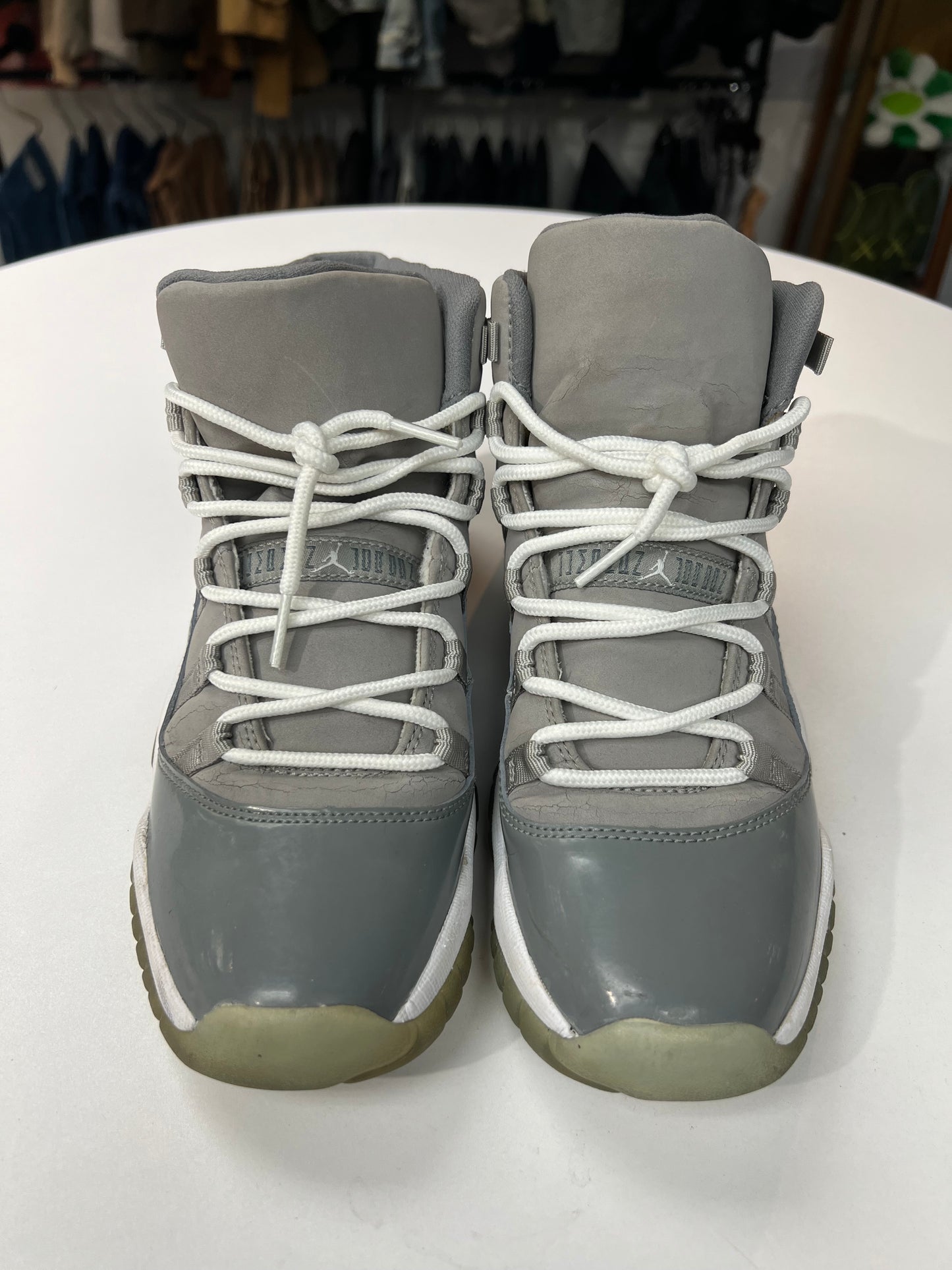 Preowned Cool Grey Jordan 11 Retro