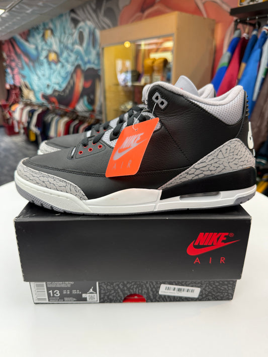 New Black Cement Jordan 3 (2024)