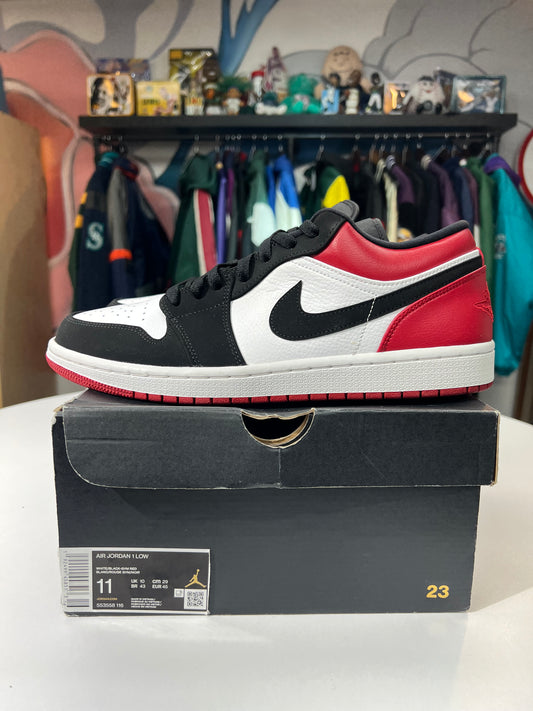 Preowned Jordan 1 Low Black Toe (2019)