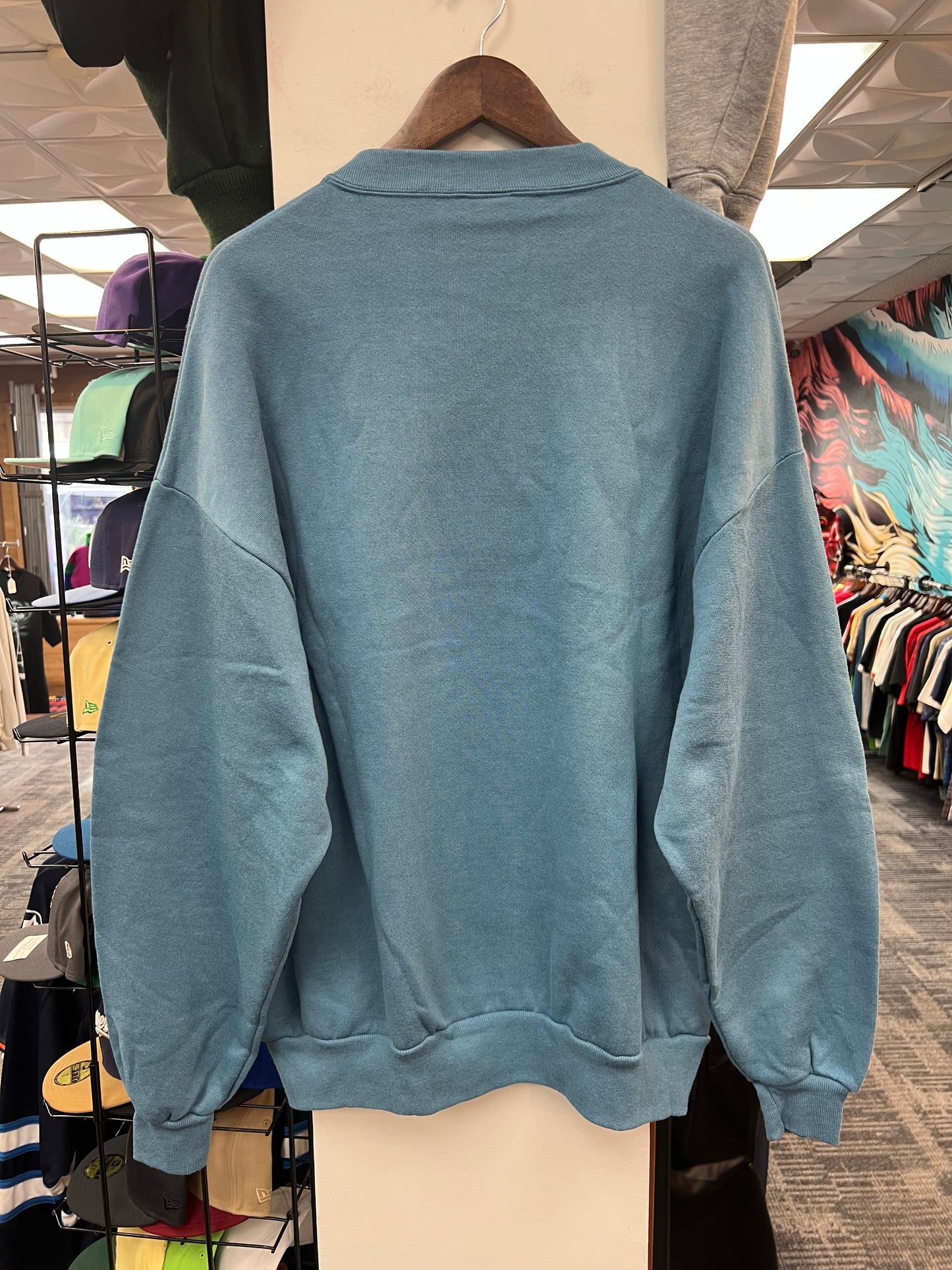 Rush Crest Crewneck Sweatshirt Blue/Pink