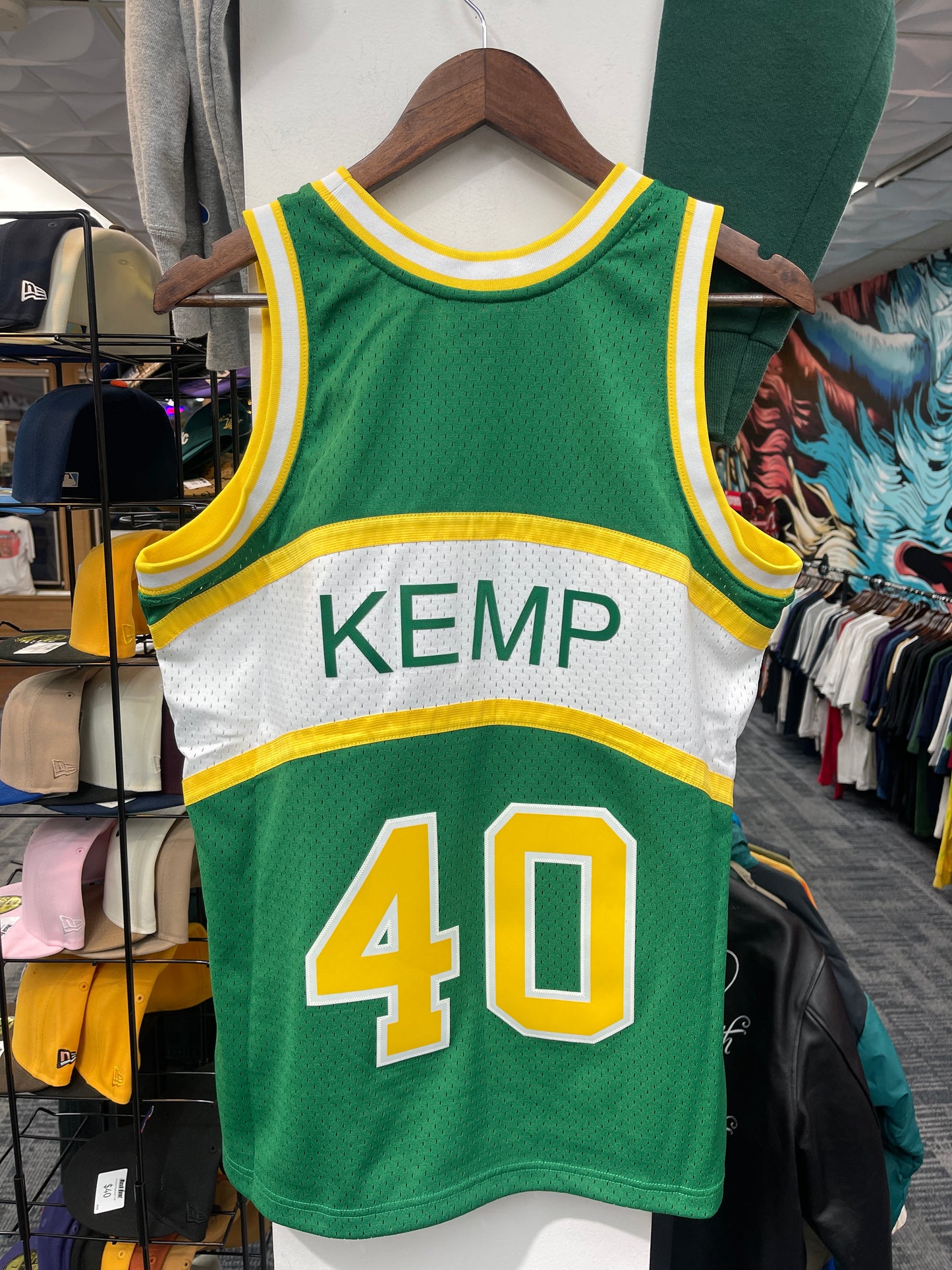 Mitchell & Ness Kemp Sonics Jersey