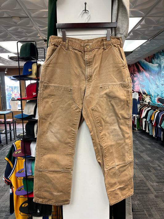 Carhartt Double Knee Tan Work Pants