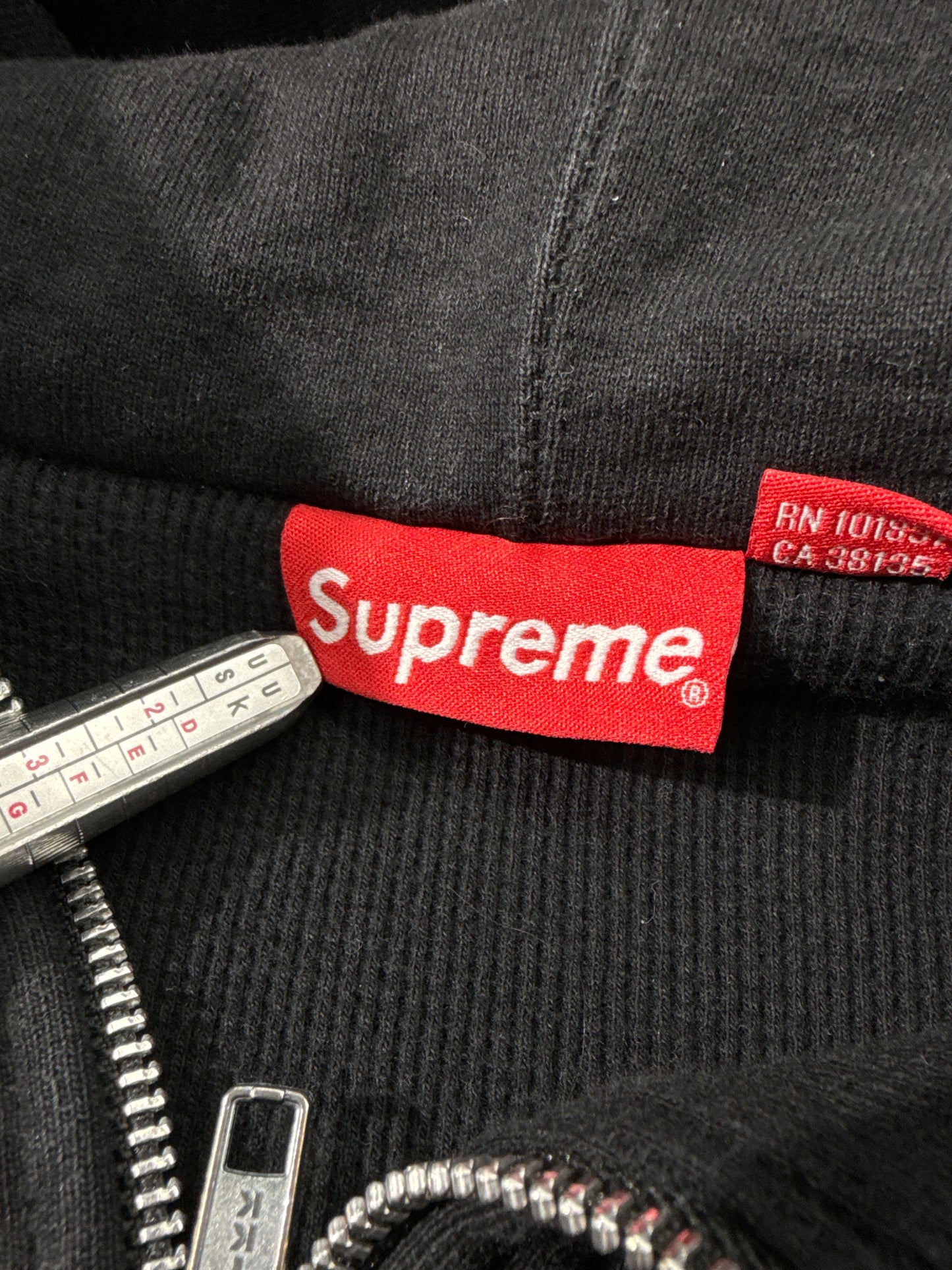 Supreme Thermal Zip Up Hoodie