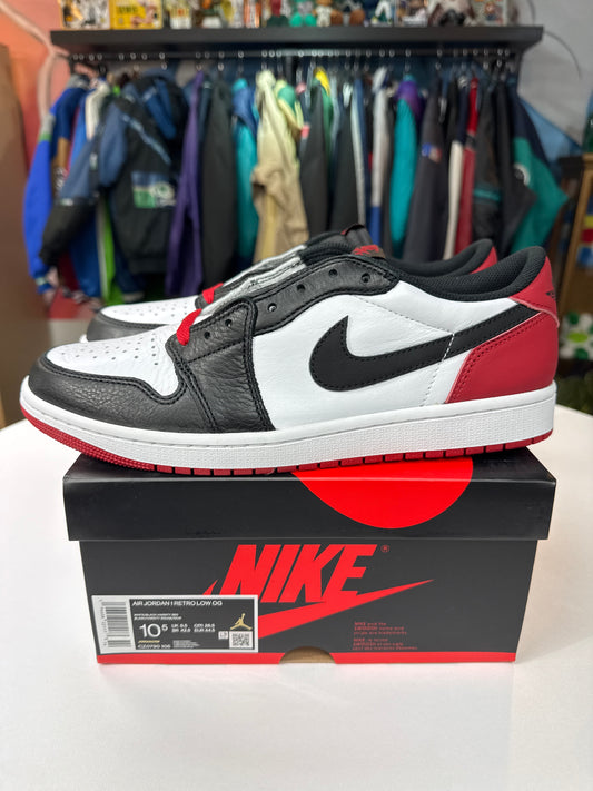 New Jordan 1 Low OG Black Toe