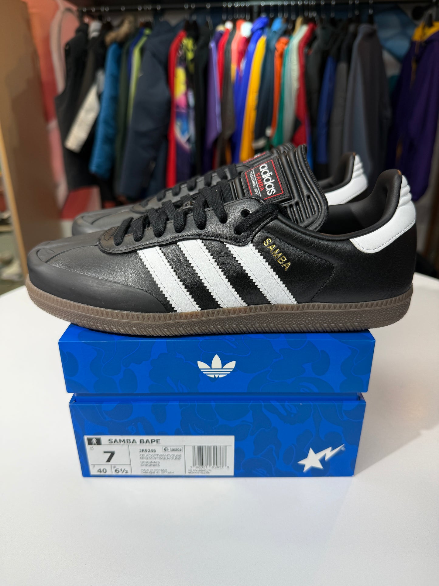 New Bape Black Samba