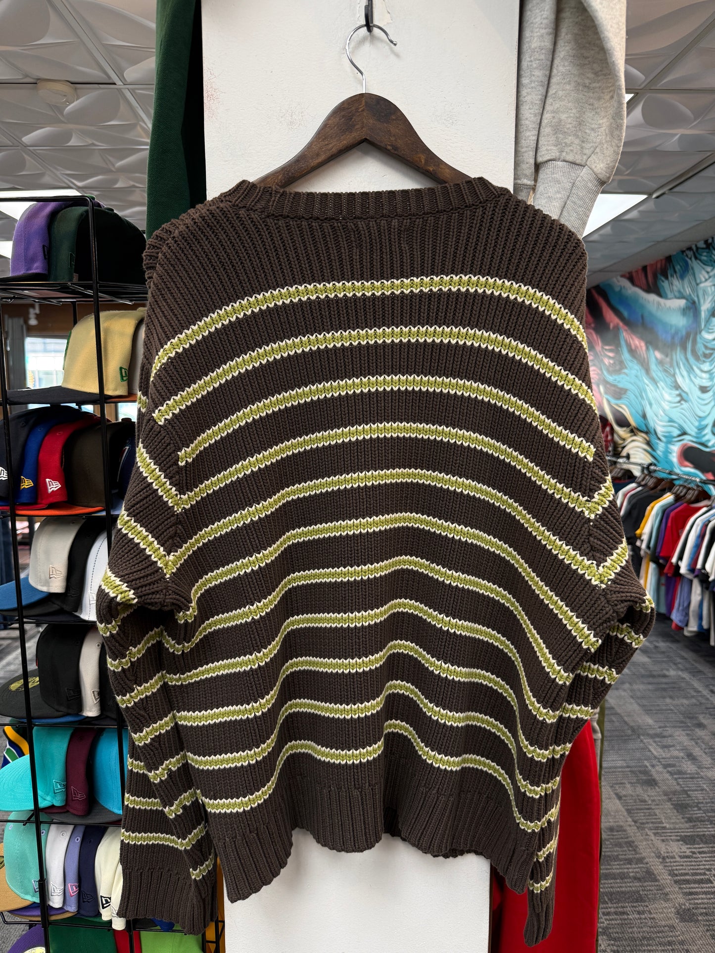New Stussy Chunky Stripe Sweater