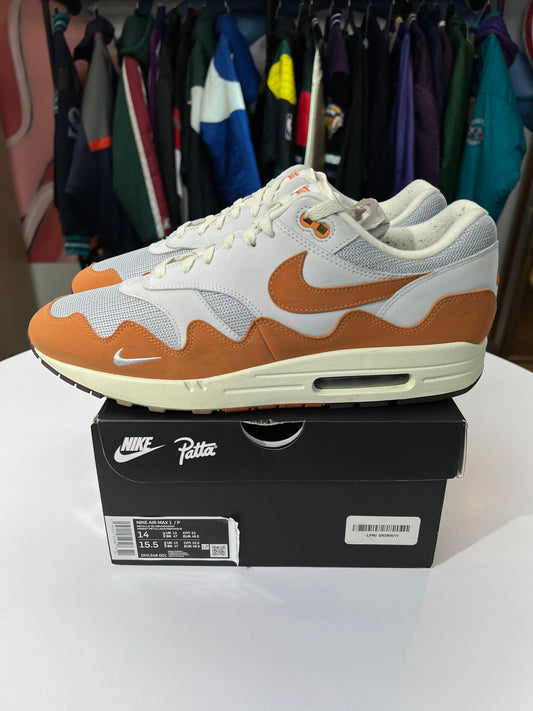 Preowned Nike Air Max 1 Patta Waves Monarch (With Bracelet)