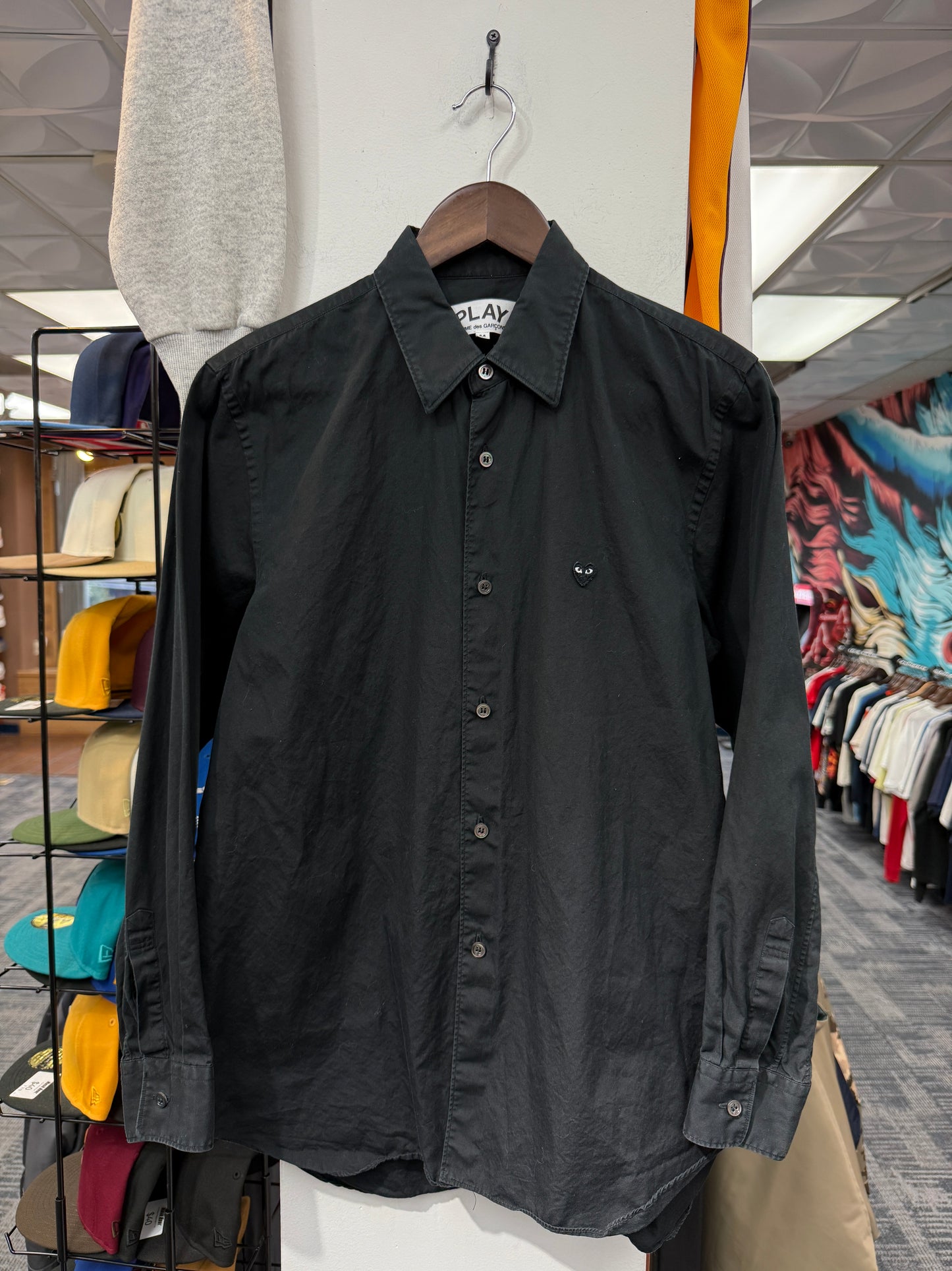 CDG Button Up ‘Black’