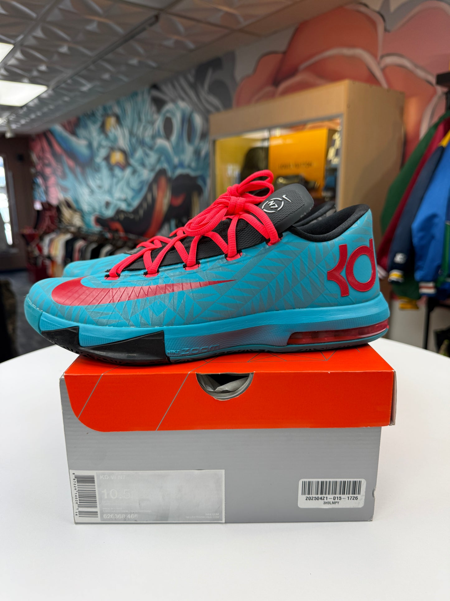 Preowned Nike KD 6 N7