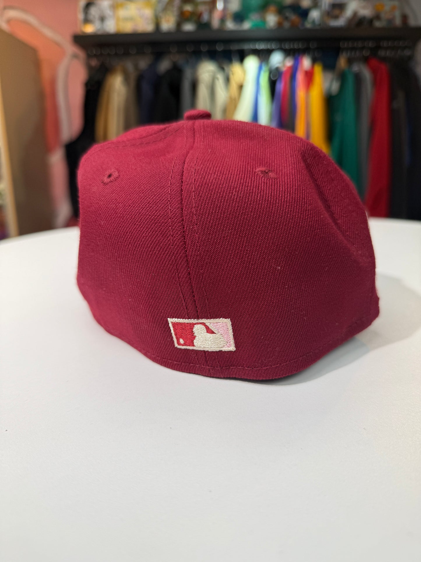 Seattle Mariners Red Velvet Fitted
