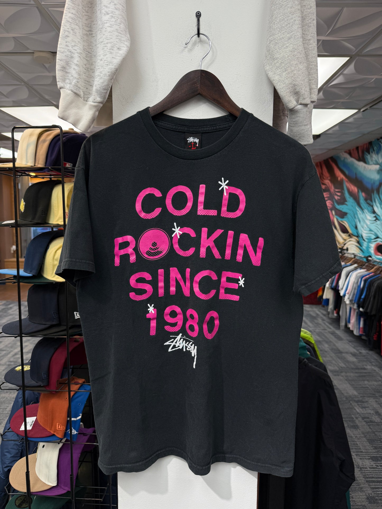 Vintage Cold Rocking Stussy Tee