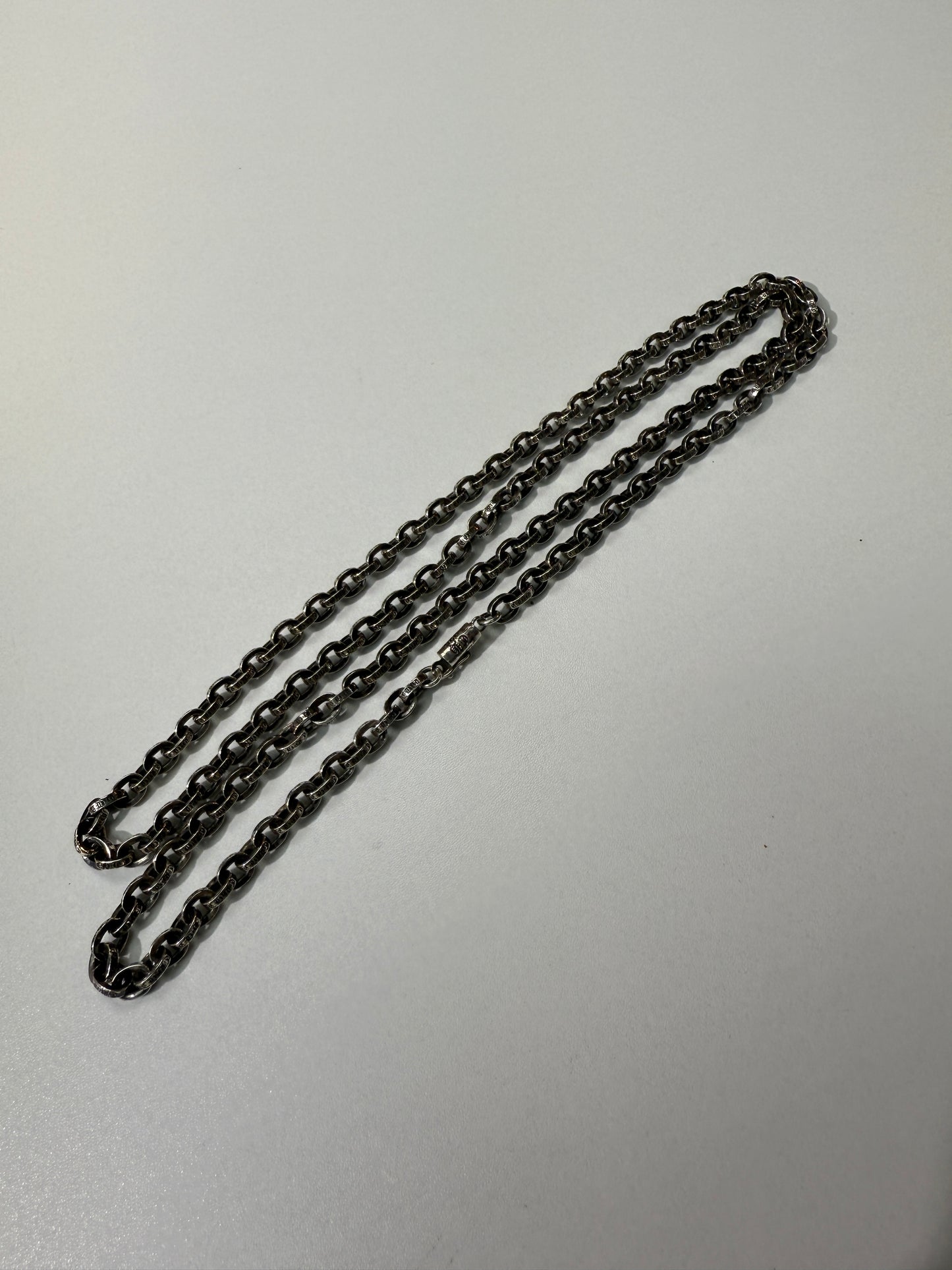 New Chrome Hearts 30” Paper Chain Necklace