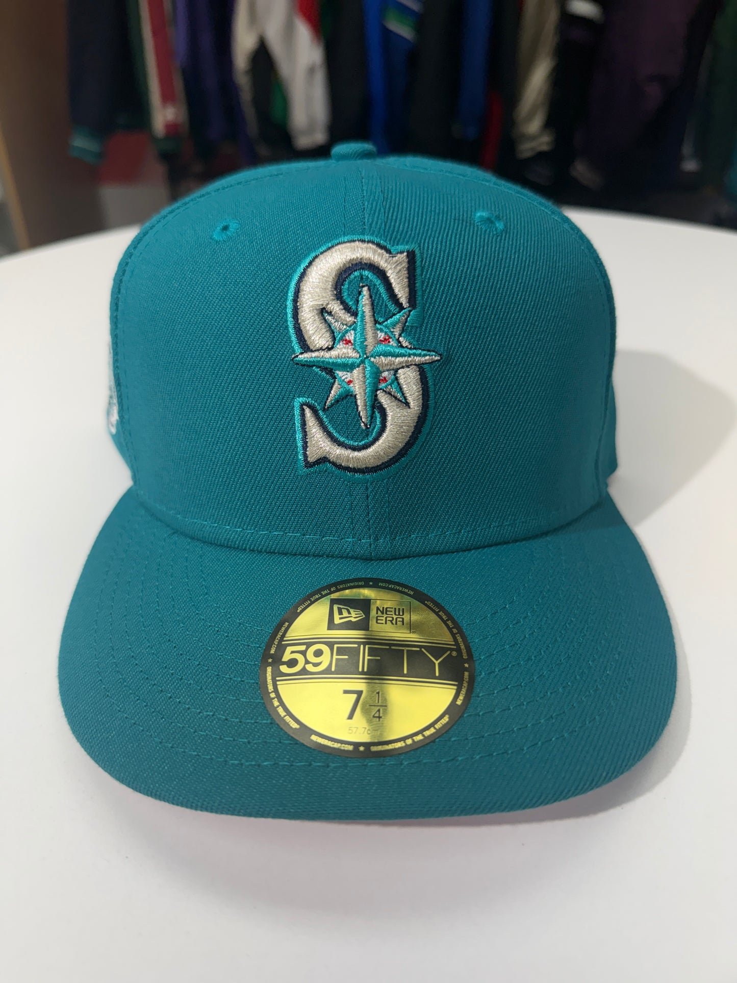 Seattle Mariners Teal/Pink Fitted