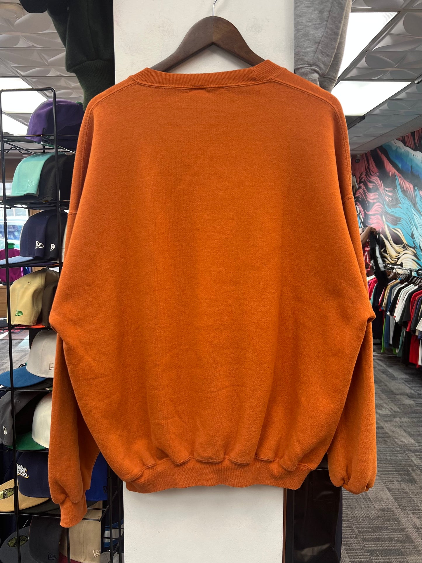 Rush Crest Crewneck Sweatshirt Orange/Blue