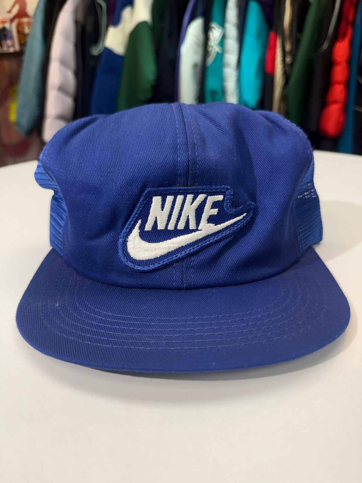 Vintage Nike Blue Mesh Hat