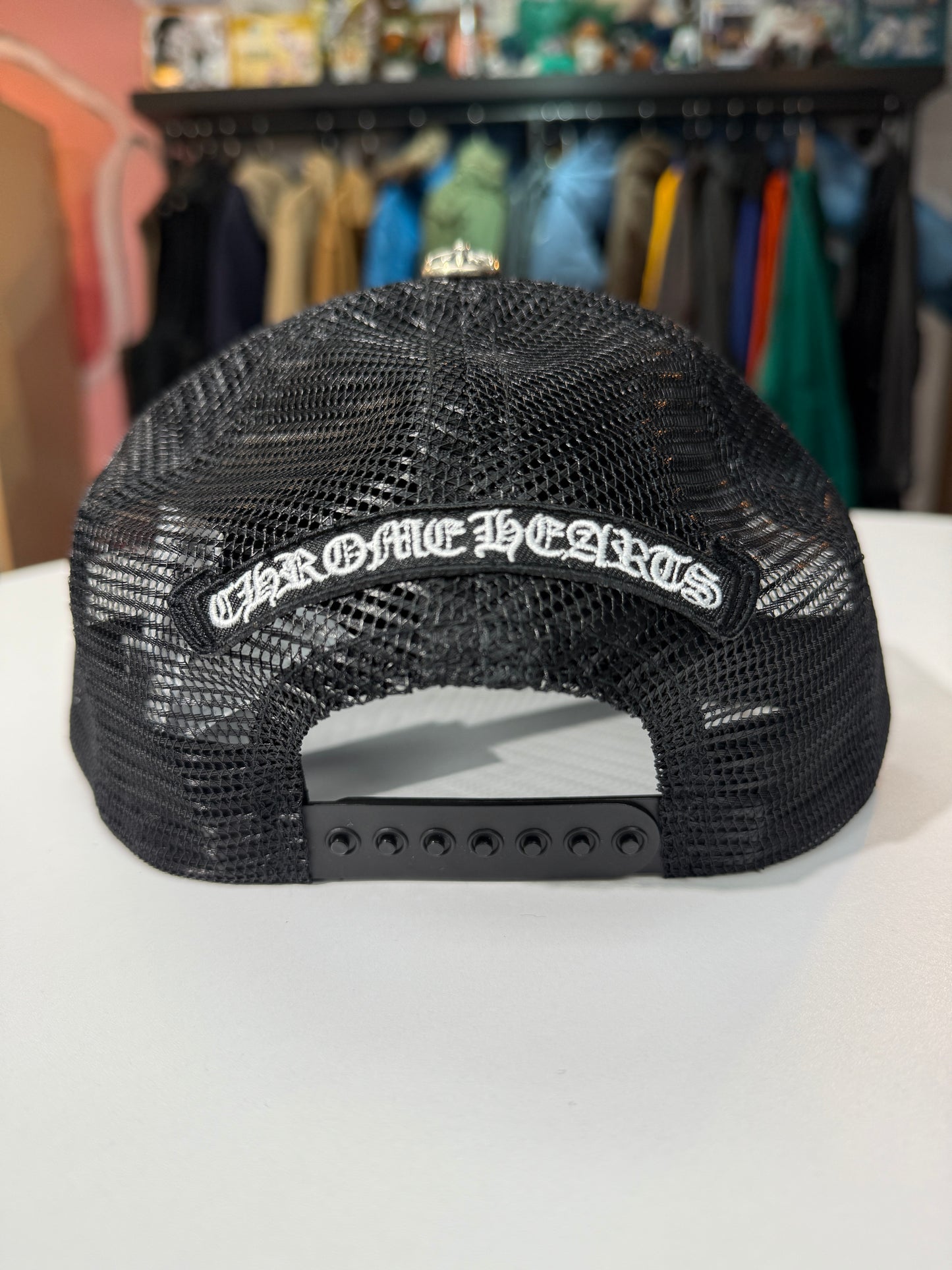 New Chrome Hearts Pony Hair Cemetery Trucker Hat