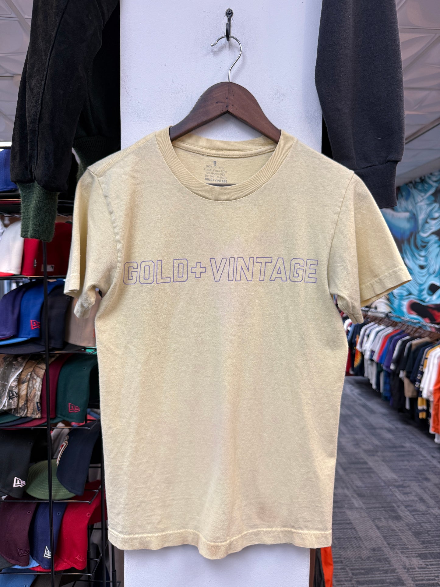 Gold+Vintage Yellow Tee