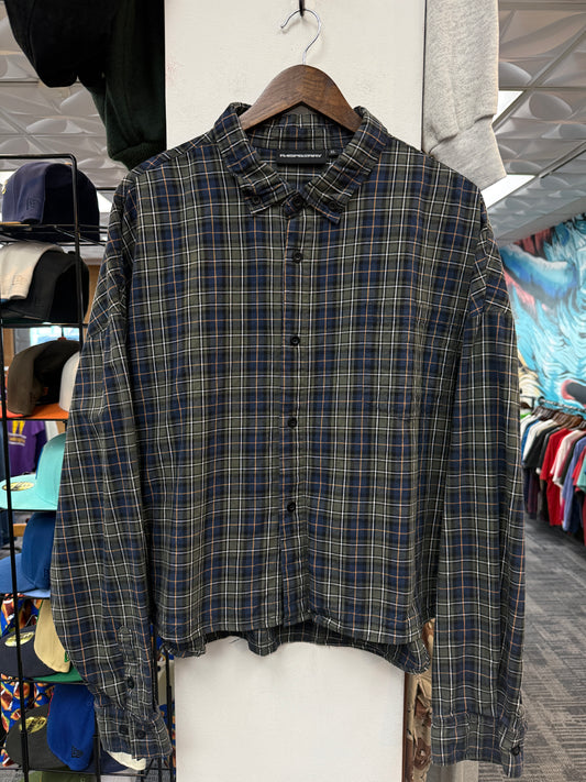 GV Raspberry Hills Green/Navy Flannel