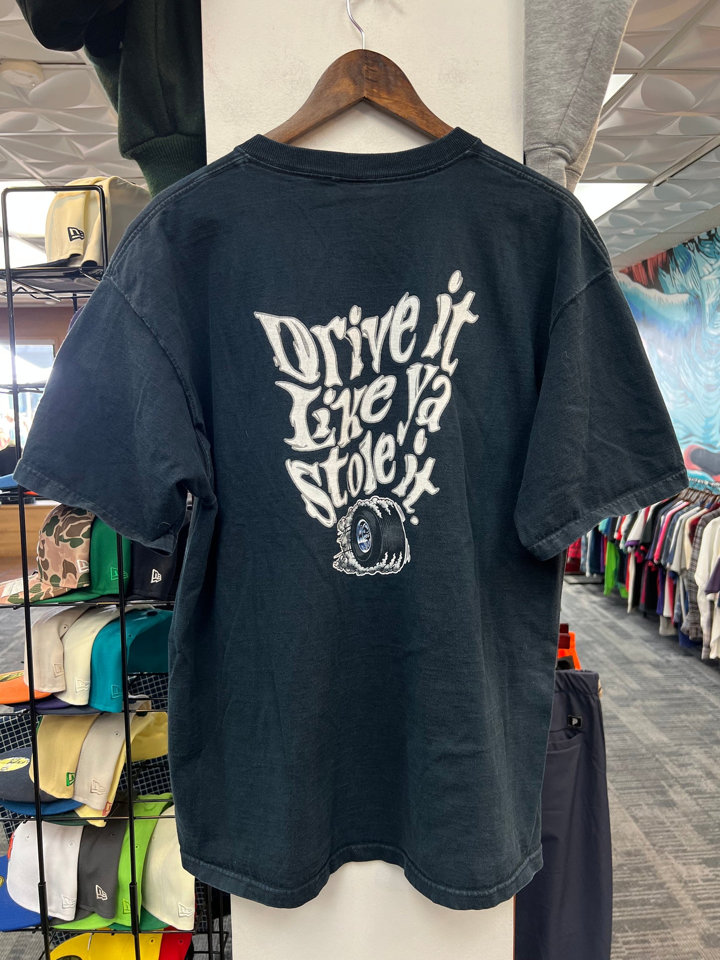 Vintage Black No Fear Tee