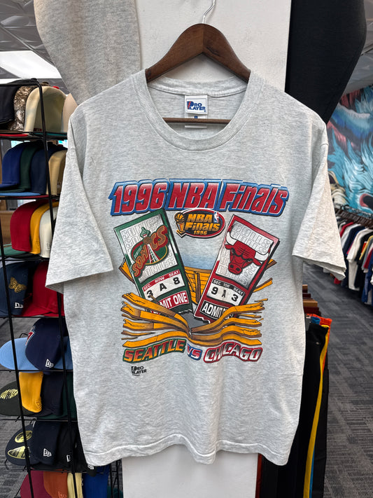 Vintage 1996 Sonics vs Bulls Finals Tee