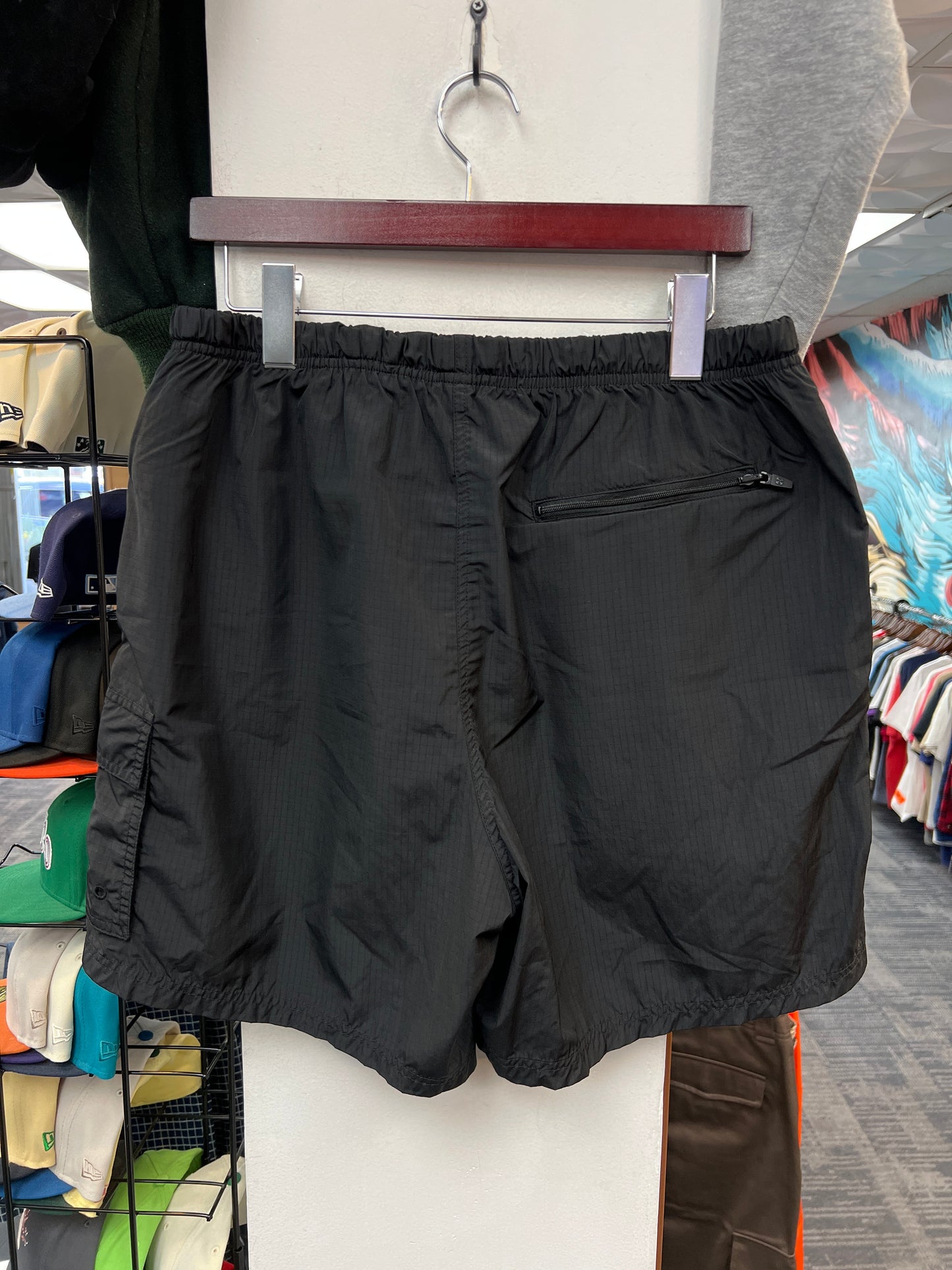Off-White Industrial Strap Cargo Swim Shorts Black