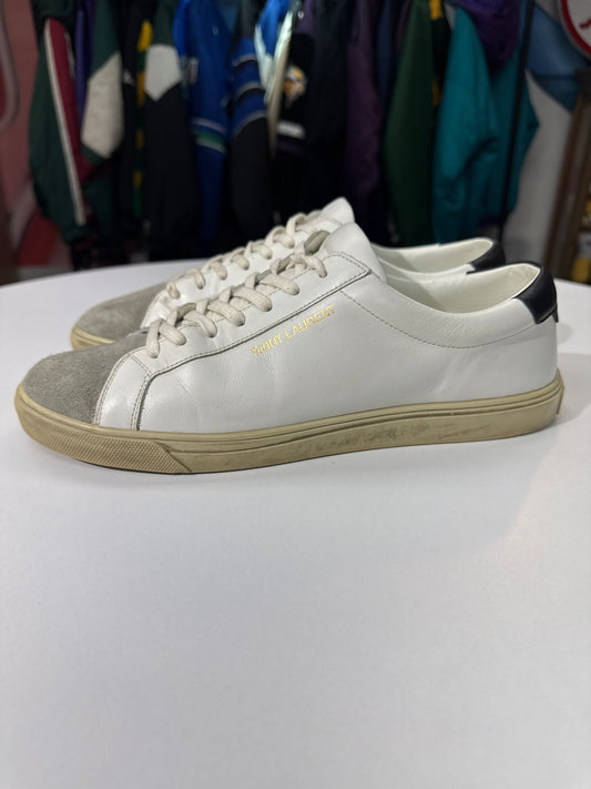 Preowned Saint Laurent Andy Low Aged Sneaker