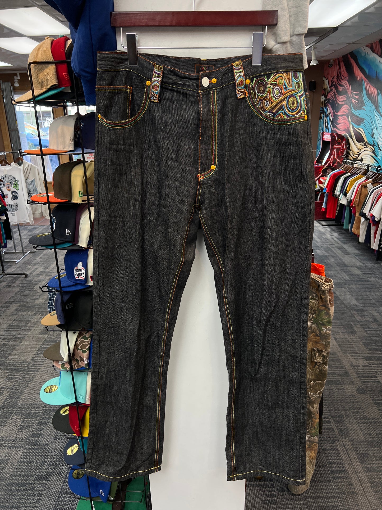 Members Property Black Tiger Denim