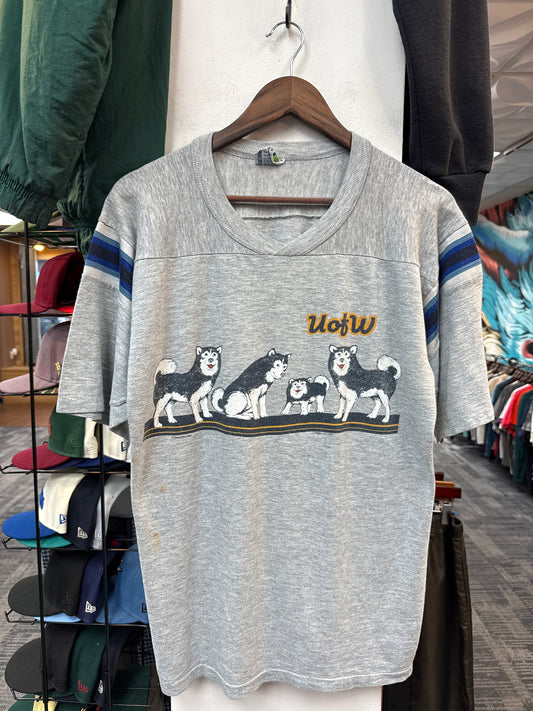 Vintage U Of W Huskies Baseball Tee