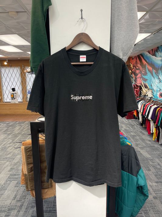 Supreme Swarovski Box Logo Tee