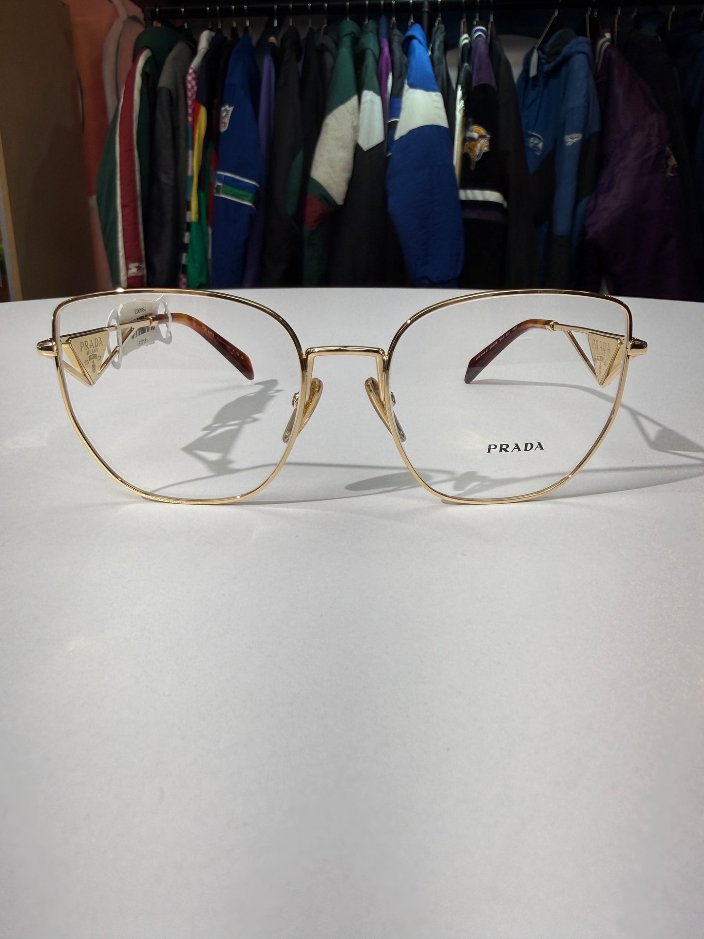 Prada PR A54D Pale Gold Glasses