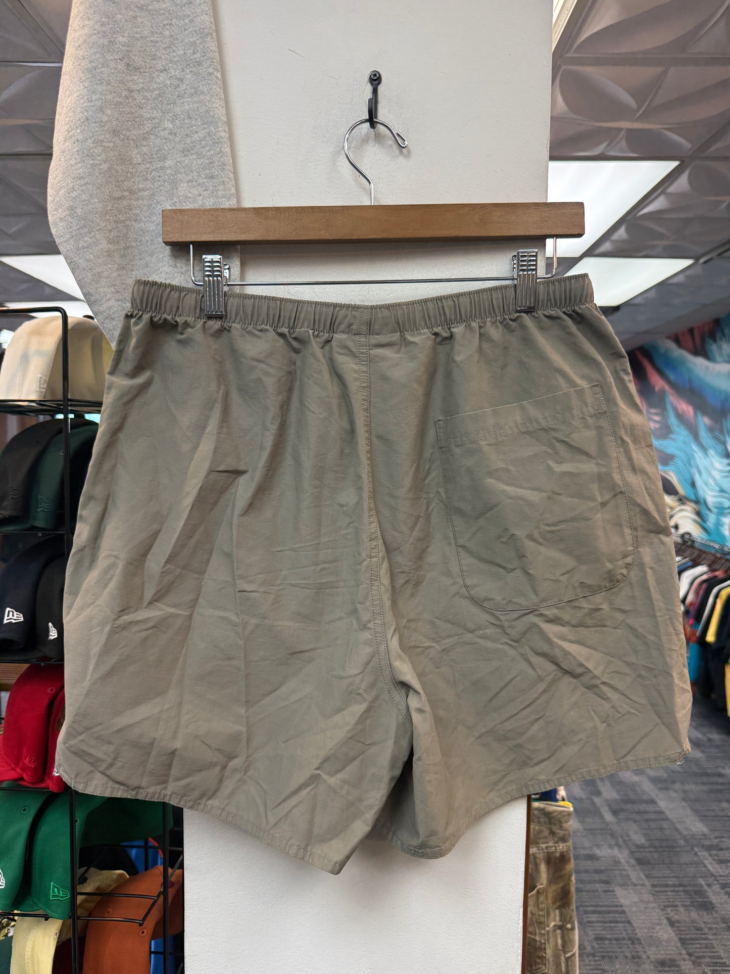 Essentials Beige Shorts