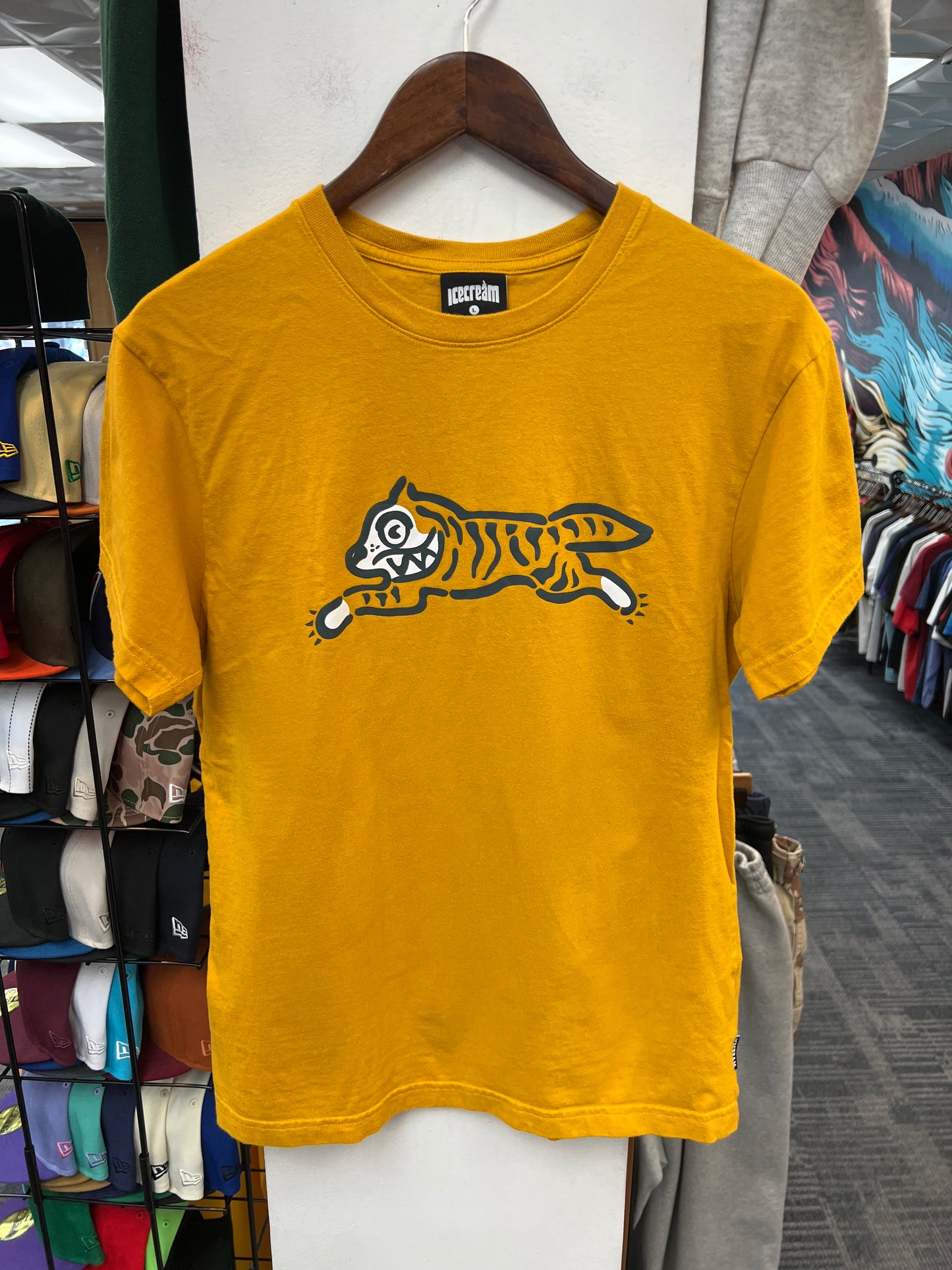 Ice Cream Golden Yellow Tiger Tee