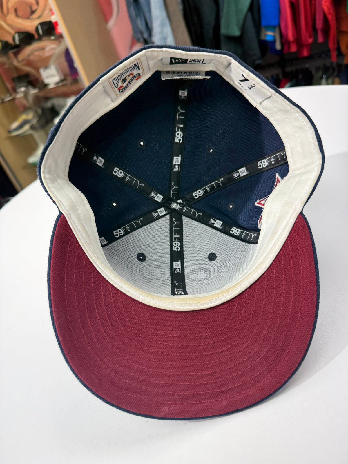 Mariners 50th All Star Navy/Burgundy Fitted