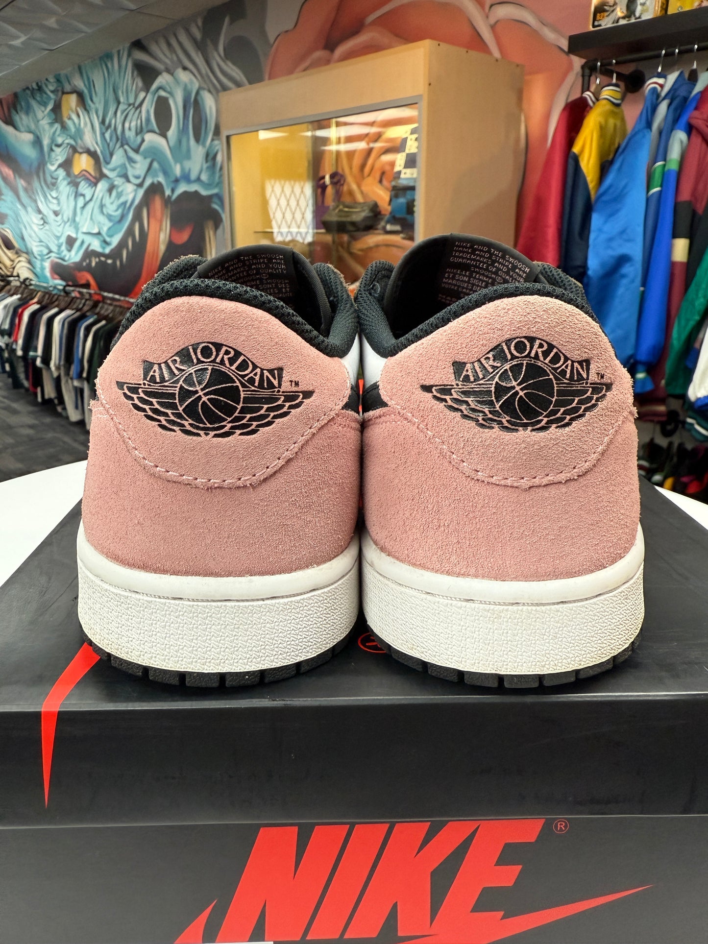 Preowned Bleached Coral Jordan 1 Low