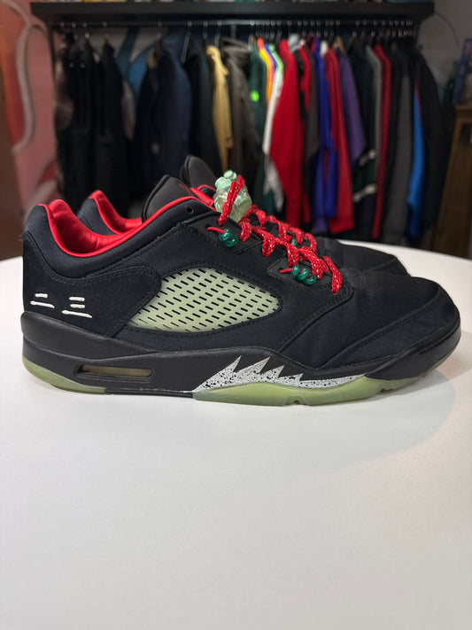 Preowned CLOT Jordan 5 Low Jade