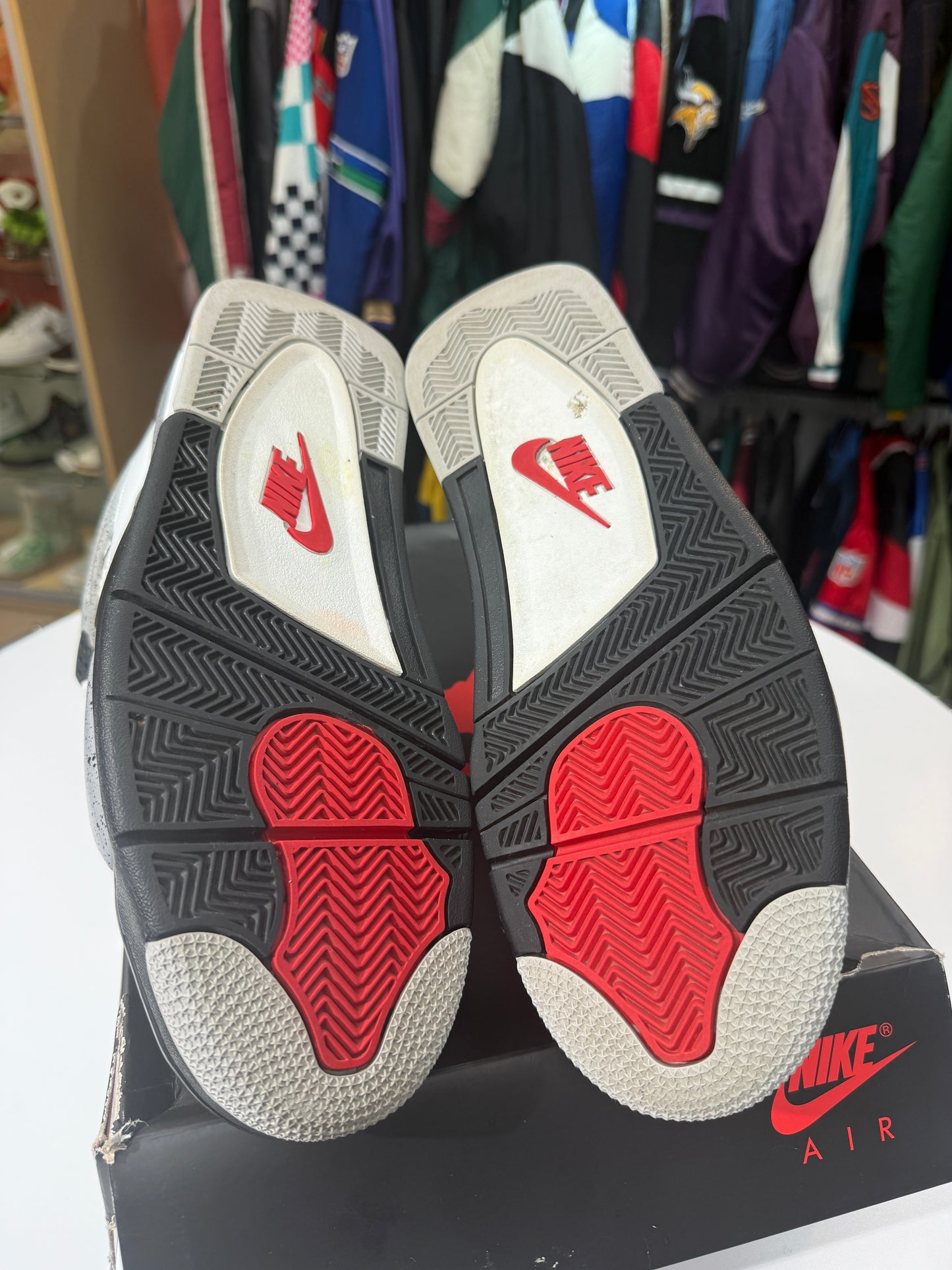 Preowned White Cement Jordan 4 (2025)