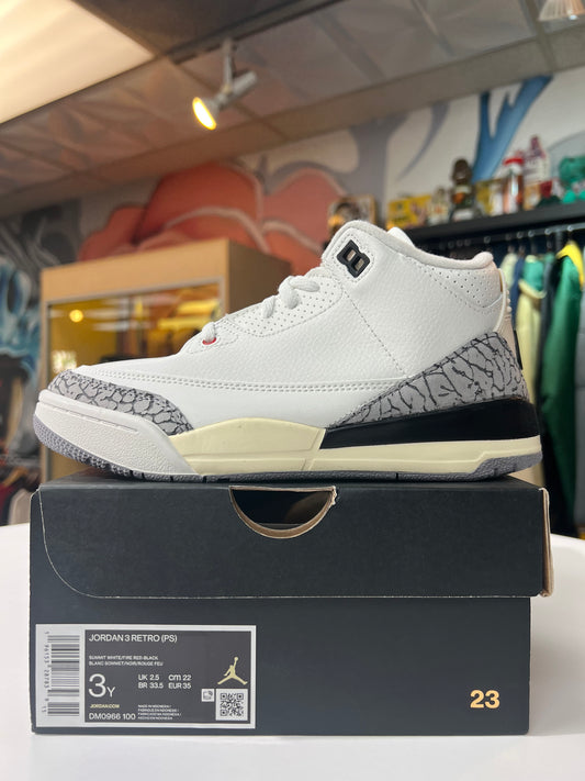 New Jordan 3 White Cement Reimagined