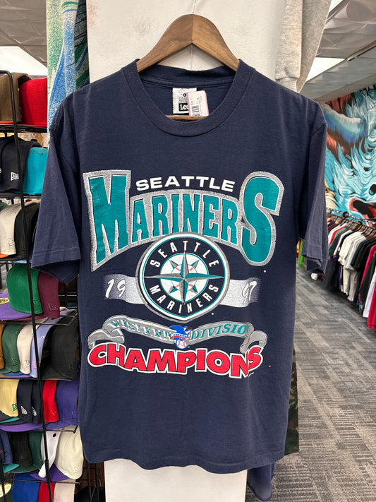 Vintage Seattle Mariners 1997 Division Champs Tee