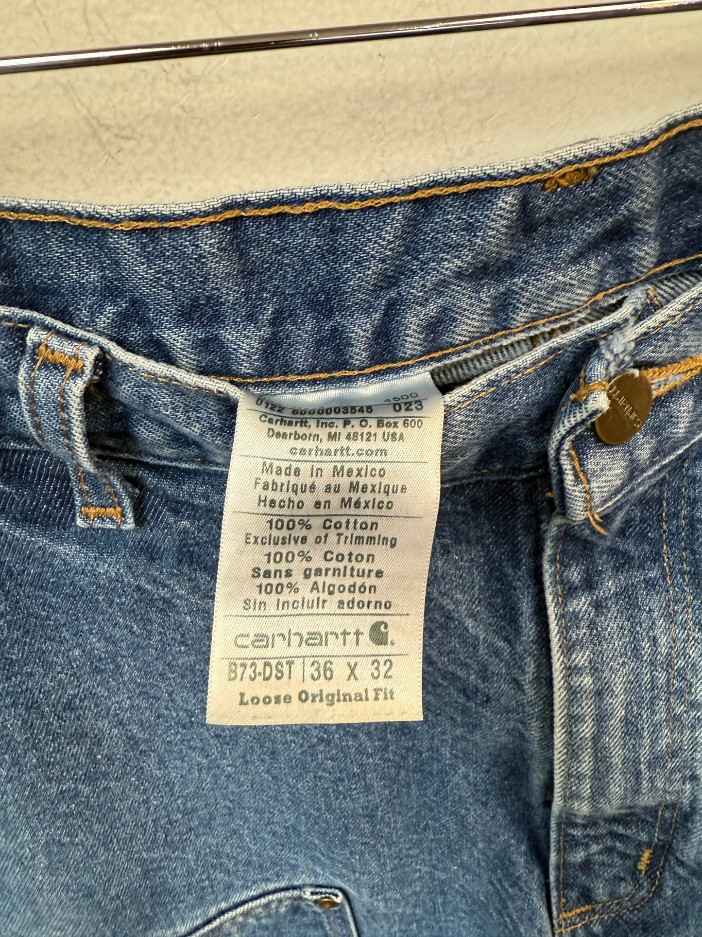 Carhartt Double Kneed Blue Jeans