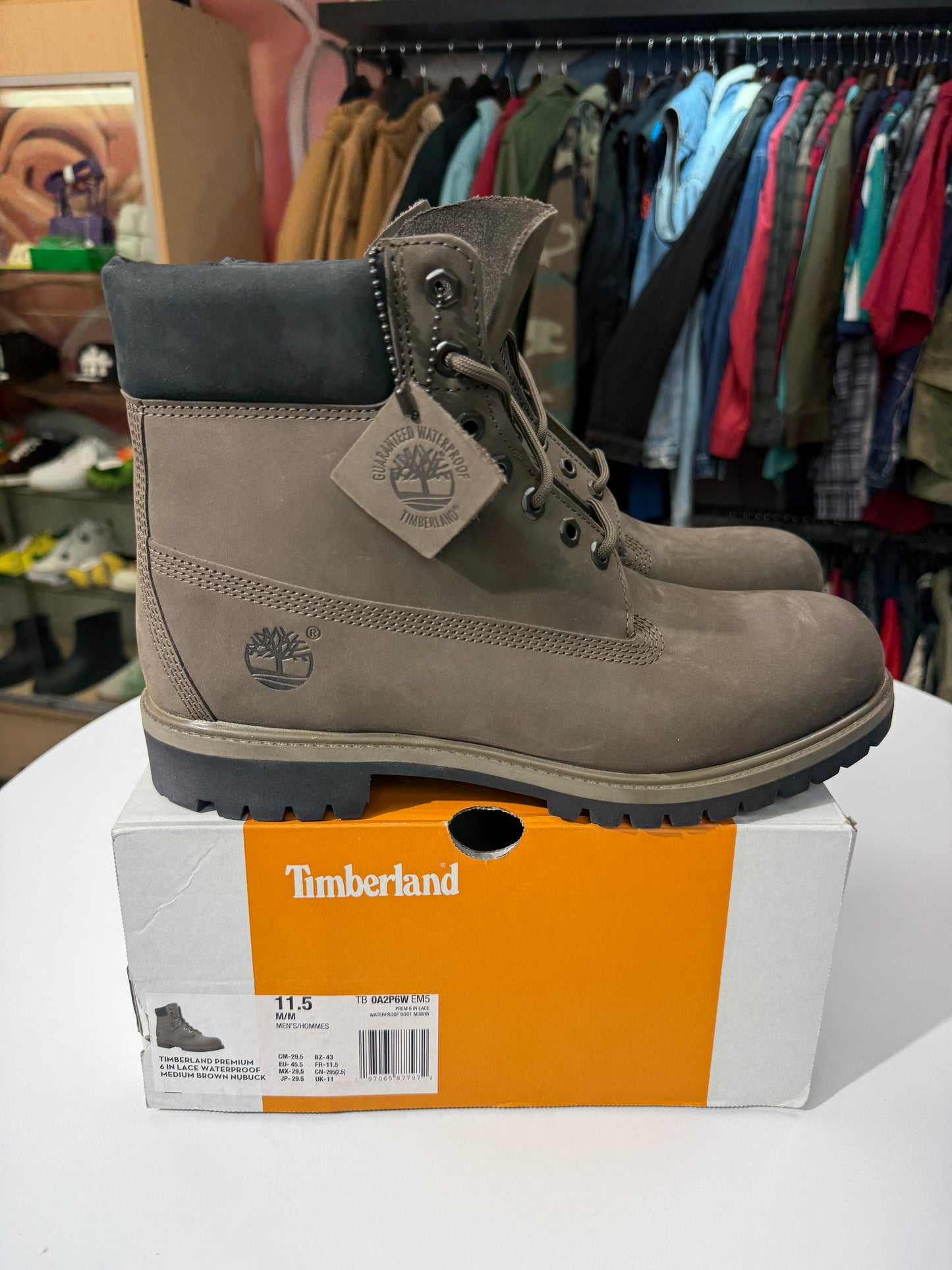 New Brown Nubuck Timberland 6-Inch