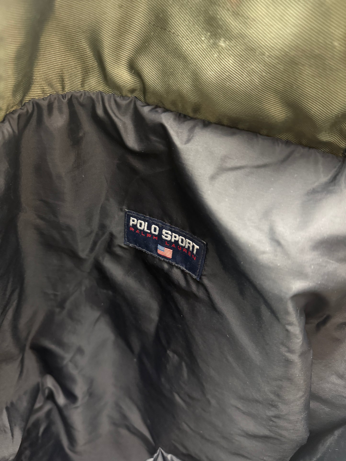 Vintage Polo Sport Messenger Bag