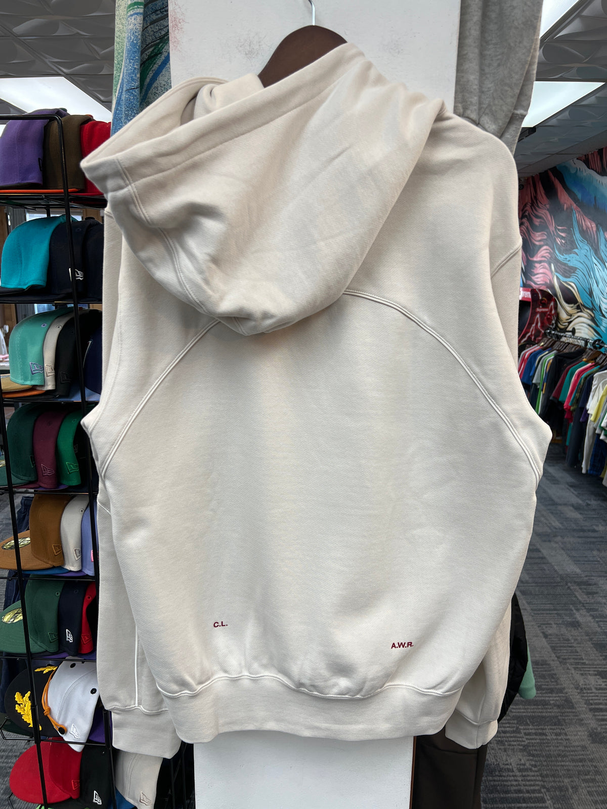 New Nike x NOCTA Fleece CS Hoodie 2 Orewood Brown/Dark Red